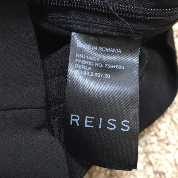 NWT! REISS size 4 black perla off shoulder jumpsuit - Picture 12 of 15